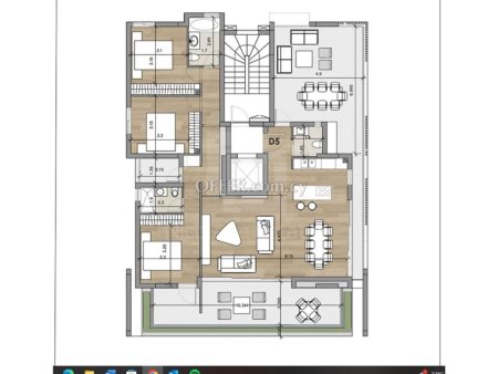 Brand new super luxury whole floor 3 bedroom apartment in Mesa Geitonia - 4