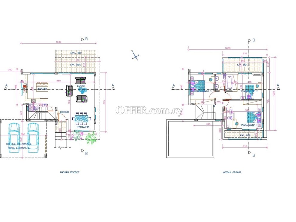 New three bedroom house in Oroklini area of Larnaca - 3
