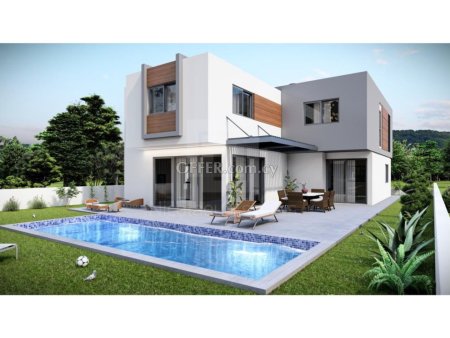 New contemporary five bedroom villa for sale in Latsia area Nicosia