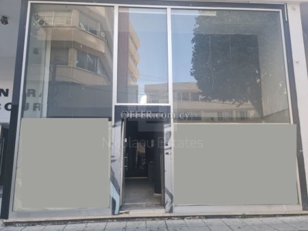 Shop office for sale in the most commercial area of Limassol