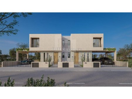 New modern four bedroom semi detached house at Stelmek area of Archangelos Nicosia - 10