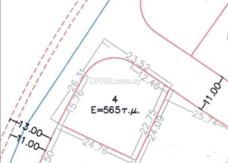 New For Sale €118,000 Plot Geri Nicosia - 1