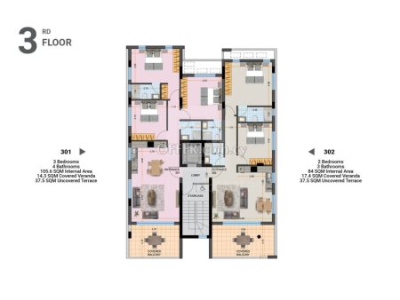 New two bedroom apartment in Faneromeni area of Larnaca - 6
