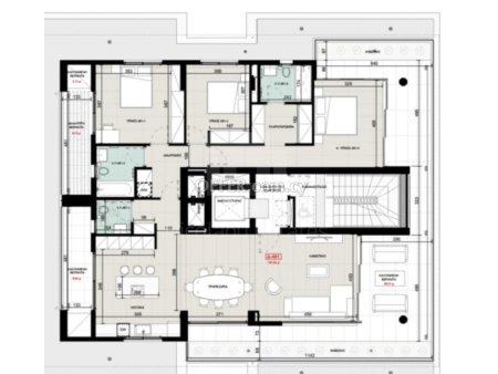 Brand New Spacious Top Floor Three Bedroom Apartment for Sale in Acropoli Nicosia - 4