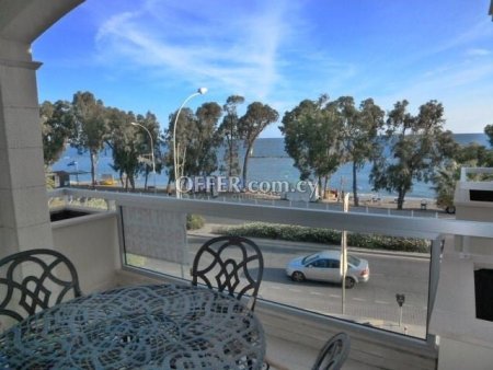 2 Bedroom Beach Front Apartment For Rent Limassol - 1