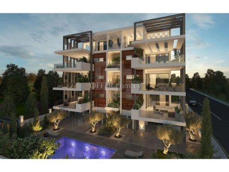 Beautiful high end two bedroom penthouse for sale in Paphos area