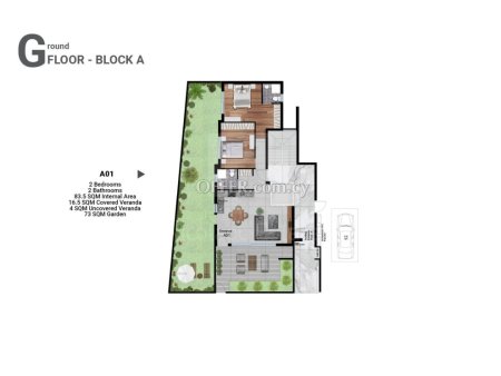 New two bedroom penthouse in Livadhia area Larnaca - 8