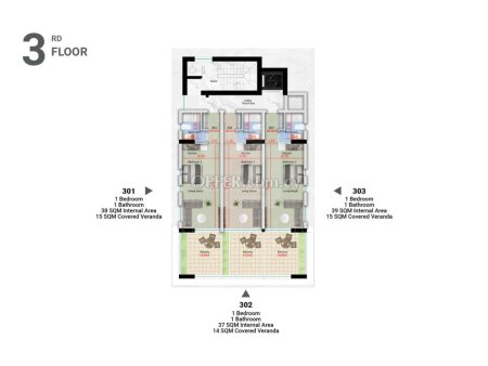New three bedroom penthouse in Mackenzie area of Larnaca - 6