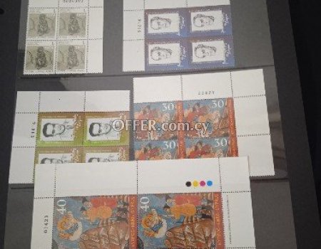Block of four 2004, Cyprus stamps. - 2