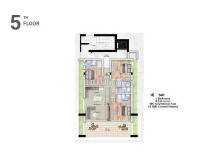 New three bedroom apartment in Mackenzie area of Larnaca - 5