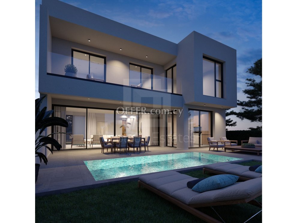 New four bedroom detached house in Livadhia area of Larnaca - 1