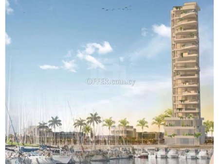 Luxury single floor three bedroom apartment for sale at the entrance of New Marina in Larnaca - 4