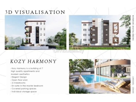 Brand new luxury 3 bedroom whole floor penthouse apartment under construction in Zakaki - 4