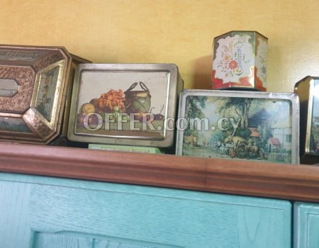For sale collection of vintage tin boxes - 2
