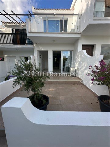 2 Bedroom Townhouse  In Pafos - With Communal Swimming Pool And Only 3