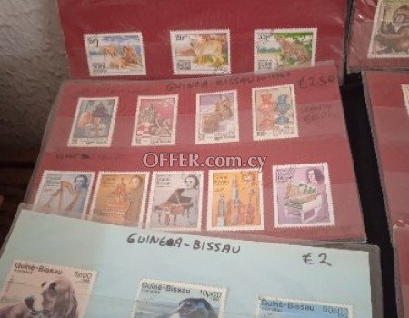20 set's of stamps from fujeira, Sharjah, Guinea Bissau. - 6
