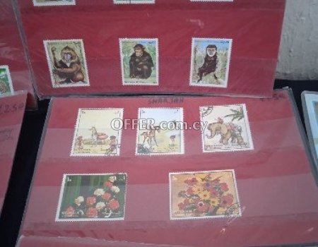 20 set's of stamps from fujeira, Sharjah, Guinea Bissau. - 3