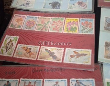 20 set's of stamps from fujeira, Sharjah, Guinea Bissau. - 5