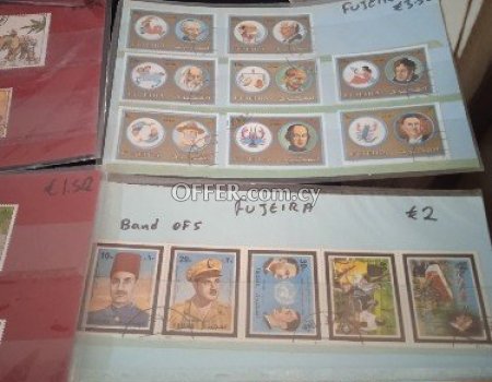20 set's of stamps from fujeira, Sharjah, Guinea Bissau. - 2