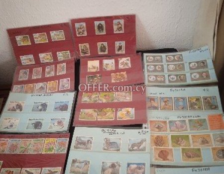 20 set's of stamps from fujeira, Sharjah, Guinea Bissau. - Main Photo