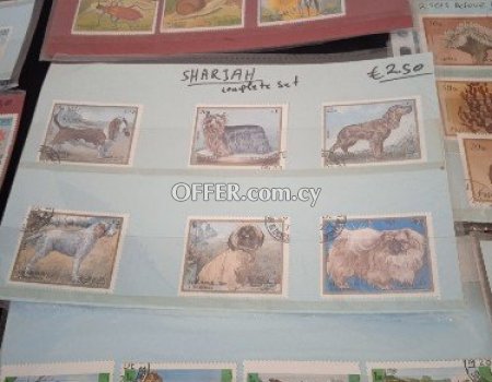20 set's of stamps from fujeira, Sharjah, Guinea Bissau. - 4