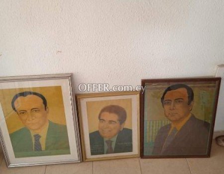 3 προσωπογραφίες τού Κική Ορφανίδης με δική του τεχνική. - Main Photo