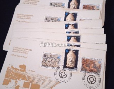80 κυπριακούς φακέλους γραμματοσήμων πρώτης κυκλοφορίας. - 4