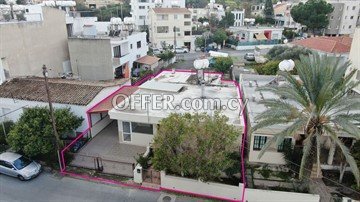 Single storey semi-detached house with a shop, located in Aglantzia, N