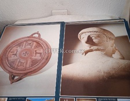 12 αφίσες κυπριακών αρχαιολογικών τοπίων και ευρημάτων. - 5