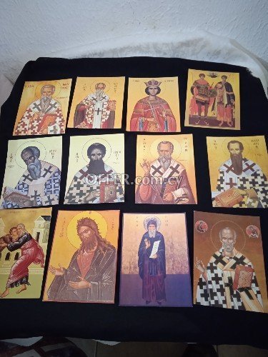 40 θρησκευτικές κάρτες από κυπριακές εκκλησίες. - 6
