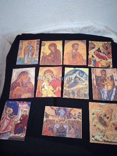 40 θρησκευτικές κάρτες από κυπριακές εκκλησίες. - 5
