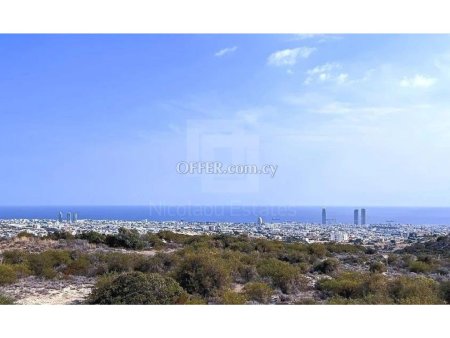Residential plot for sale with unobstructed sea view in Opalia area