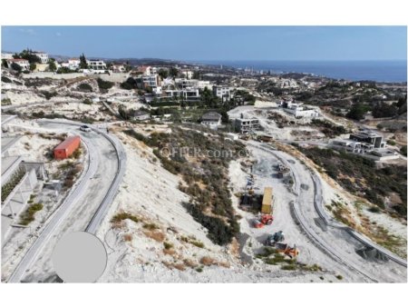 Large residential plots under separation with excellent sea views in Agios Tychonas - 3
