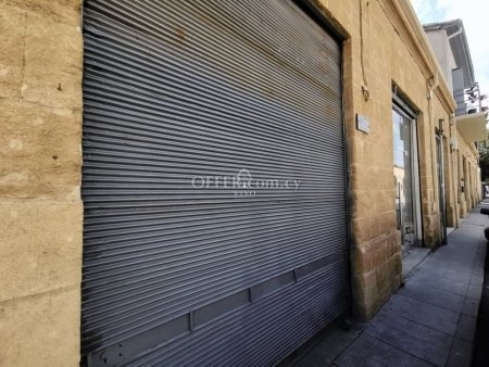 LISTED SHOP IN THE OLD CITY OF NICOSIA IDEAL FOR BUSINESS OR INVESTMENT