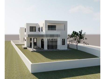 New three bedroom semi detached house in Agia Varvara area of Larnaca - 5