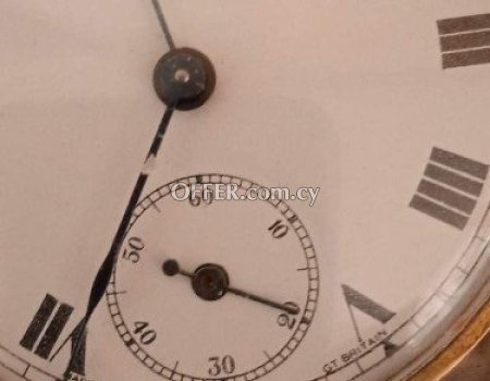 Παλαιό μηχανικό αγγλικό ρολόι τσέπης, Smith's, δουλεύει. - 3