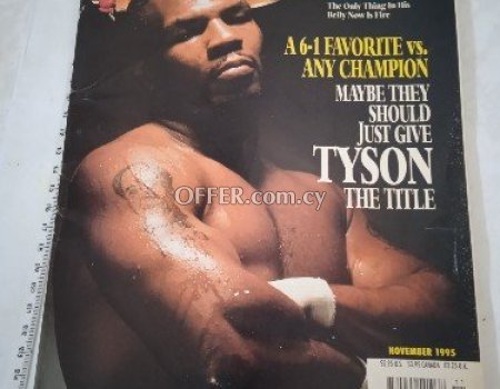 Collectable boxing magazine the Ring with Mike Tyson on cover.