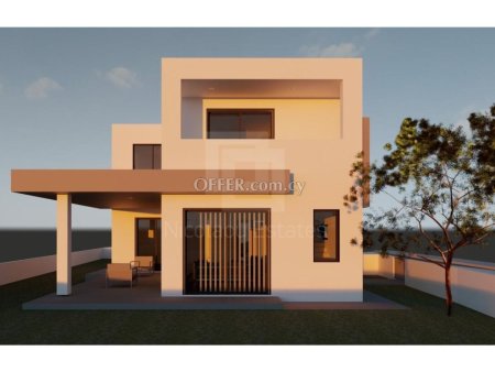 New three bedroom semi detached house in Agia Varvara area of Larnaca - 2