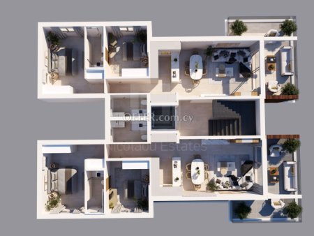 New two bedroom apartment in Strovolos near Global College - 2