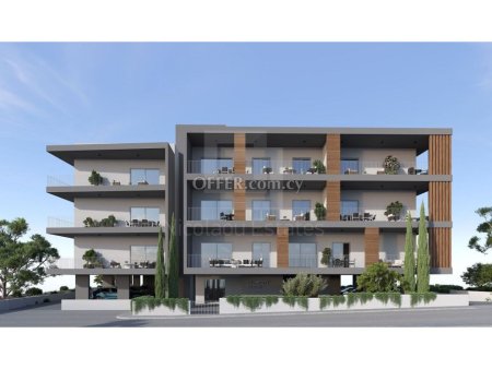 Brand new luxury 1 bedroom apartment under construction in Parekklisia