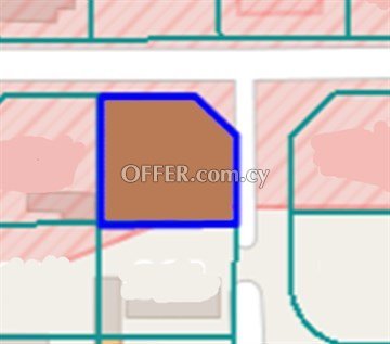 Residential Plot Of 586 Sq.M.  In Agios Dometios, Nicosia