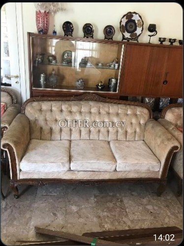 Antique Furniture Sale: Vintage Sofa and Chairs Available - 2