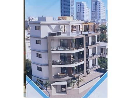 Luxury two bedroom whole floor flat with roof garden for sale in Neapolis Limassol