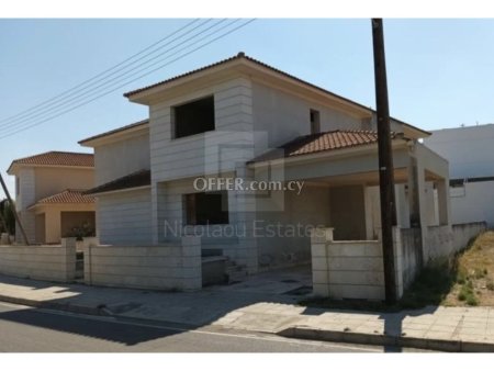 Incomplete Two Storey Four Bedroom House for Sale in GSP Area Nicosia