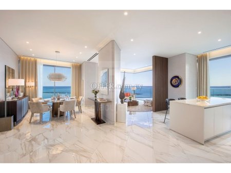 New luxury three bedroom apartment with unobstructed sea and city views in Limassol center - 1