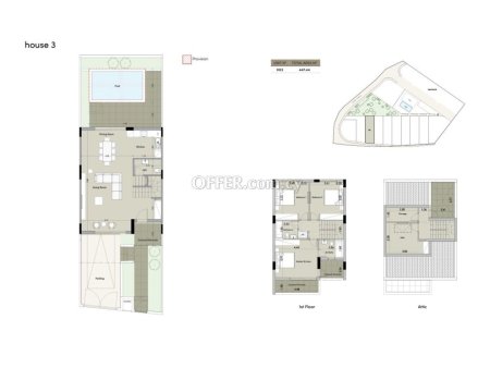 New three bedroom villa in Moni area of Limassol - 6