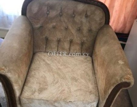 Antique Furniture Sale: Vintage Sofa and Chairs Available