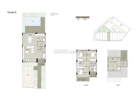 New three bedroom villa in Moni area of Limassol - 4