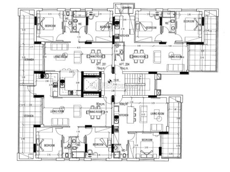 Brand new luxury 1 bedroom apartment under construction in Ekali Limassol - 2