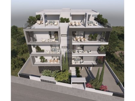 Brand new luxury 2 bedroom penthouse apartment under construction in Ekali Limassol - 1